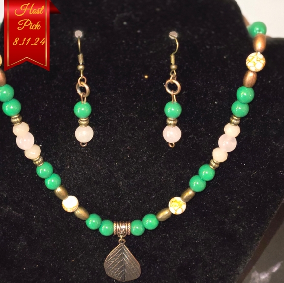 Hand Crafted Jewelry - Handcrafted Bronze Necklace Set